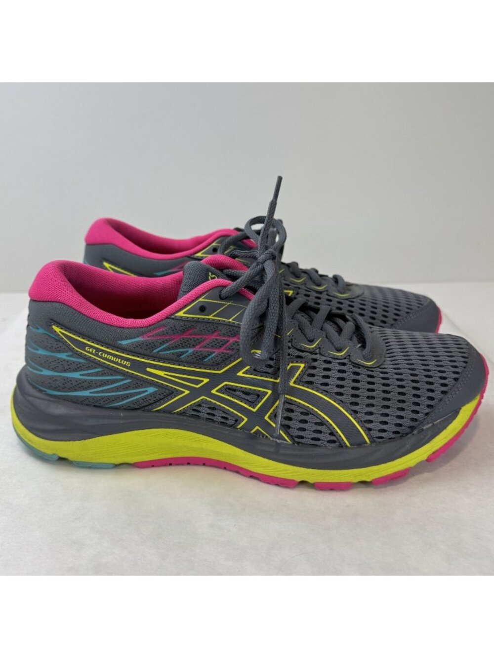 Asics Gel Cumulus Running Shoes Mens 6.5 Multicolor 1014A069 Lace Up Lightweight